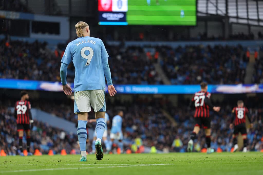 Erling Haaland será una de las claves en el Liverpool vs Manchester City. (Photo by Matthew Ashton - AMA/Getty Images)