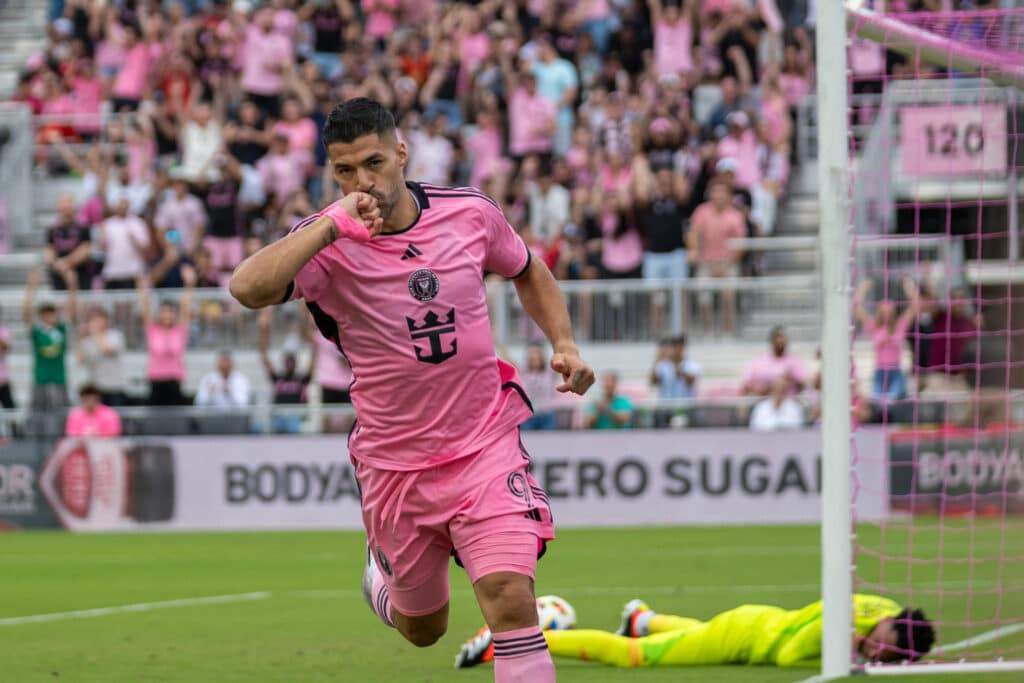 Columbus vs Inter Miami: tras sufrir algunas molestias en la fase de grupos, Luis Suárez marcó en la clasificación ante Toronto por los 32vos de la Leagues Cup (Photo by Chris ARJOON / AFP) (Photo by CHRIS ARJOON/AFP via Getty Images)