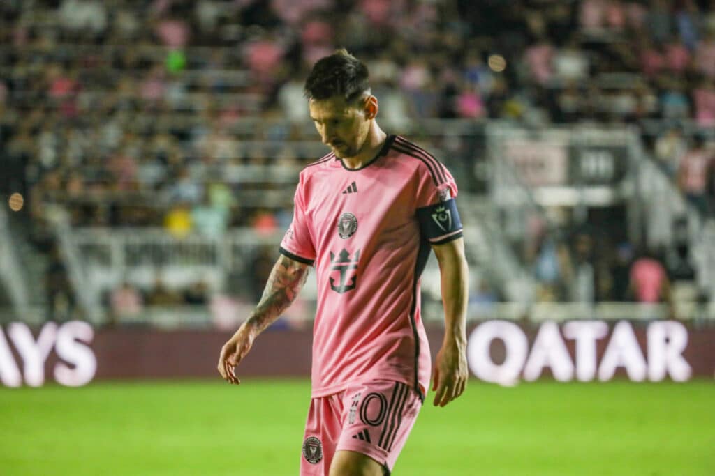 Inter Miami vs Toronto: el conjunto rosa espera contar con Lionel Messi en los partidos finales de la Leagues Cup, pero antes, el equipo debe avanzar.(Photo by Thaddaeus McAdams/Getty Images)