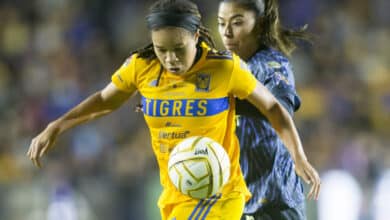 Tigres vs América liga mx femenil Mia Fishel Amanda Perez