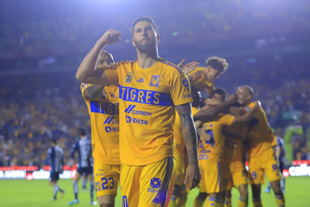 Monterrey vs Tigres: desde que está en México, Gignac le marcó en 13 ocasiones al conjunto de Rayados. Nada mal sus números. (Photo by Alfredo Lopez/Jam Media/Getty Images)