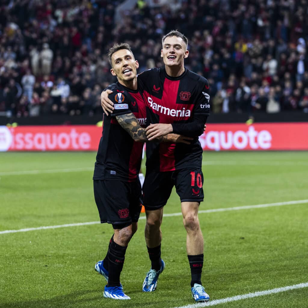 Se viene un partidazo en los cuartos de final de Europa League: Bayer Leverkusen vs West Ham. (Photo by Mika Volkmann/Getty Images)