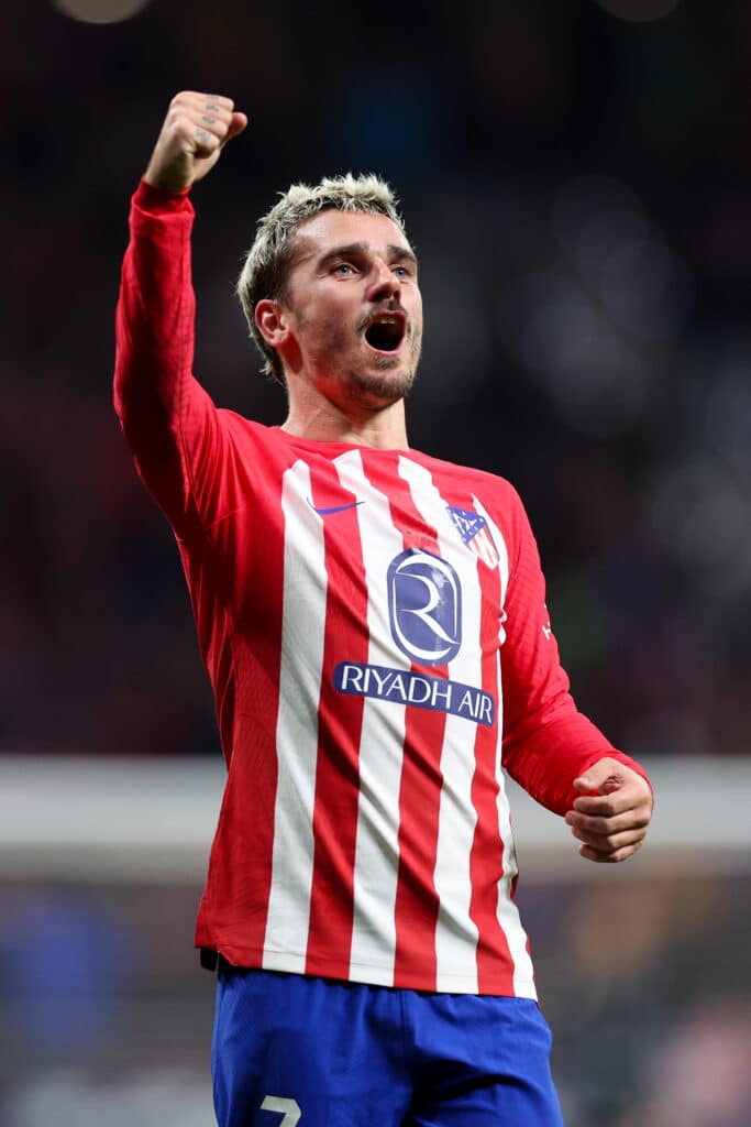 Antoine Griezmann celebra su gol en el partido Atletico Madrid vs Villarreal en LaLiga 2023-24