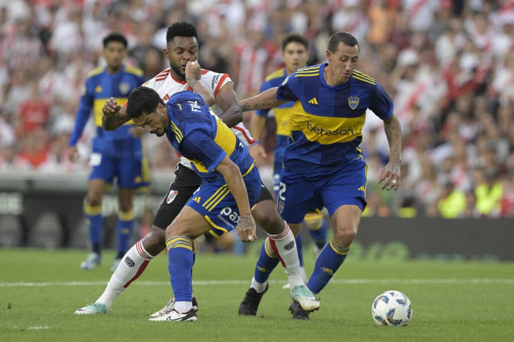 Goleadores colombianos en el Boca vs. River