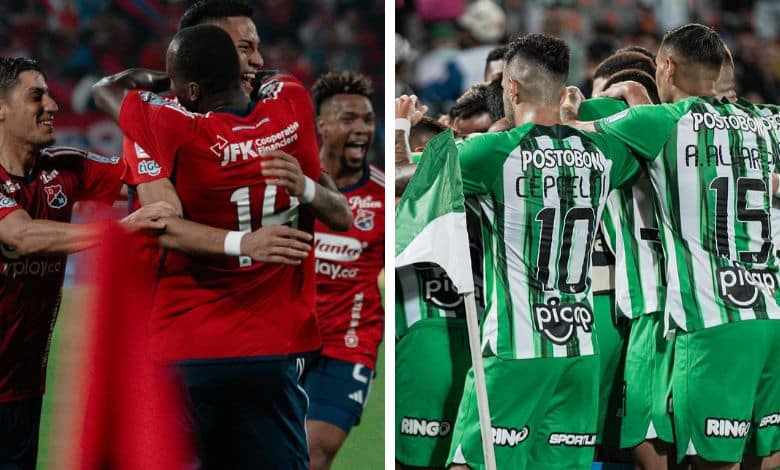 Atlético Nacional vs. Medellín en la semifinal de Copa BetPlay