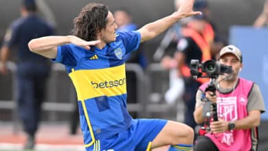 Cavani goleador de Boca en la Copa Sudamericana