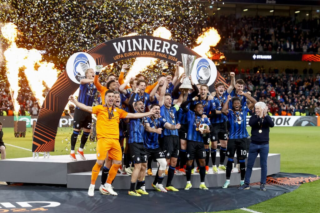 Atalanta viene de ser campeón de la UEFA Europa League, lo cual demuestra su gran calidad en el ámbito internacional en los últimos años.(Photo by Matteo Ciambelli/DeFodi Images via Getty Images)