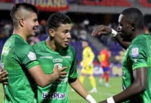 Johan Rojas Equidad Liga BetPlay 2024, partido Equidad vs. Santa Fe por Cuadrangulares