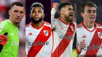 jugadores de River Plate en la Copa América