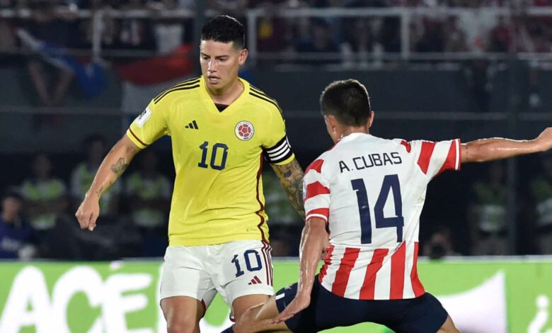 James Rodríguez vs Paraguay