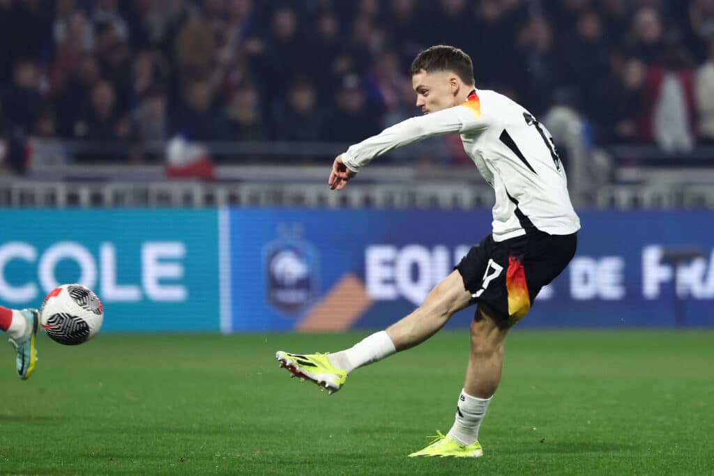 Alemania vs Hungría: en el debut por la Eurocopa, Florian Wirtz se convirtió en el jugador más joven en anotar por Alemania en este certamen (Photo by FRANCK FIFE/AFP via Getty Images)