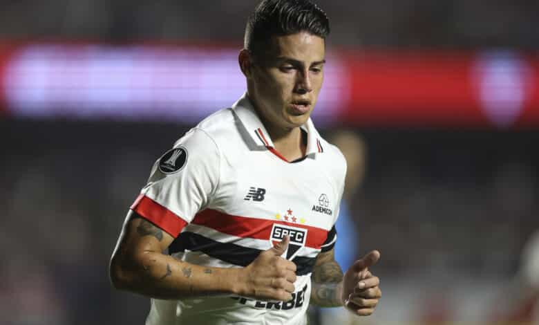 James Rodríguez se fue de Sao Paulo y es agente libre