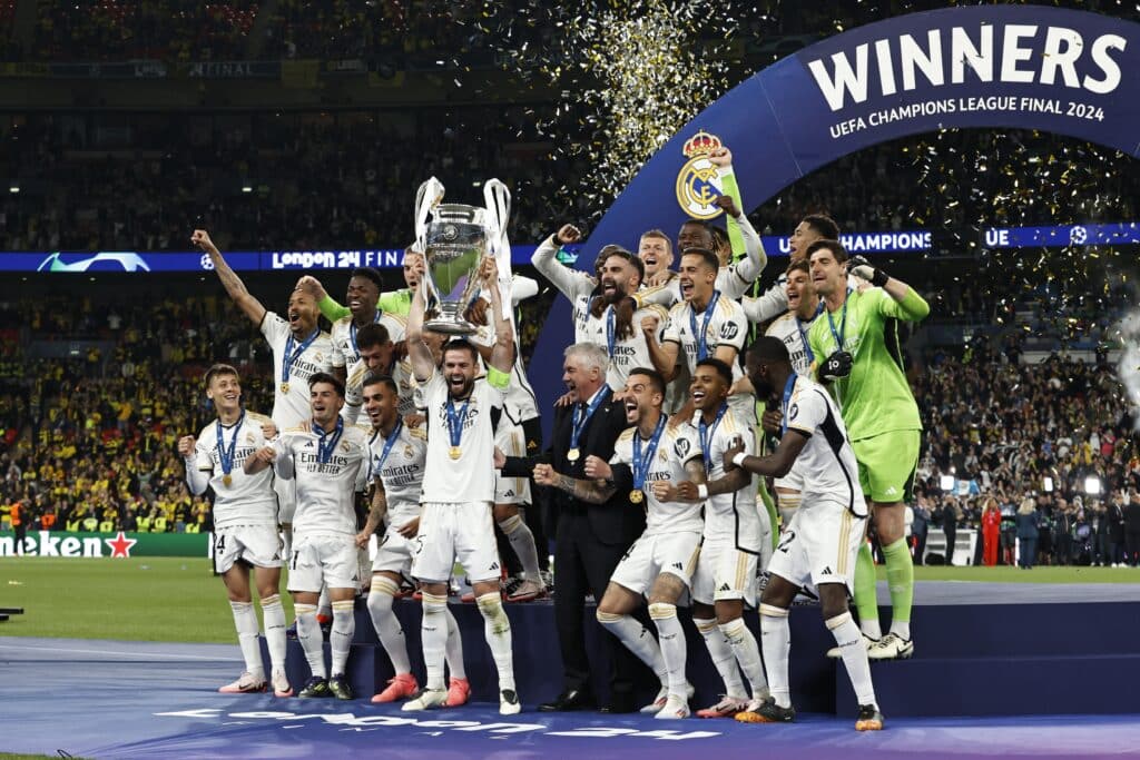 El Real Madrid se transformó en el último campeón con el formato antiguo(Photo by ANP via Getty Images)