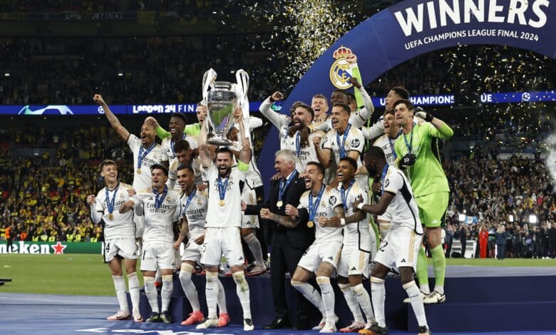 Real Madrid, actual campeón de la Champions League y participante de la Copa Intercontinental 2024