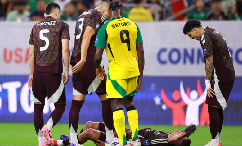 Edson Álvarez lesionado méxico vs jamaica méxico vs venezuela