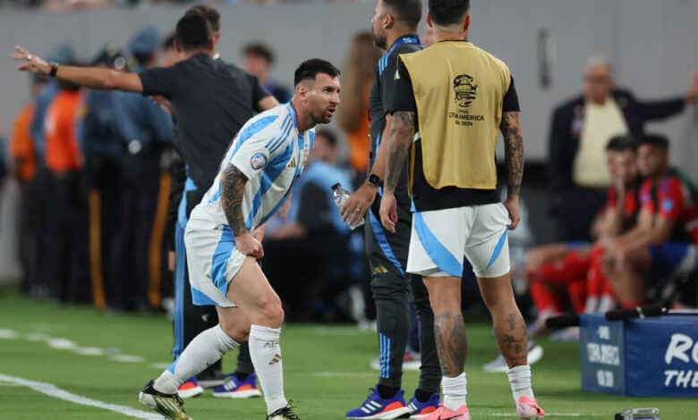 Lionel Messi se lesionó vs. Chile y no podrá estar ante Perú.