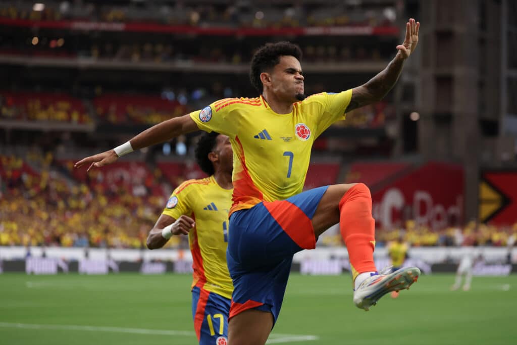Brasil vs Colombia: Luis Díaz ya se estrenó en la Copa América y ahora busca más goles(Foto: Getty)