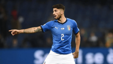 Cristiano Piccini con la Selección Italiana en 2018