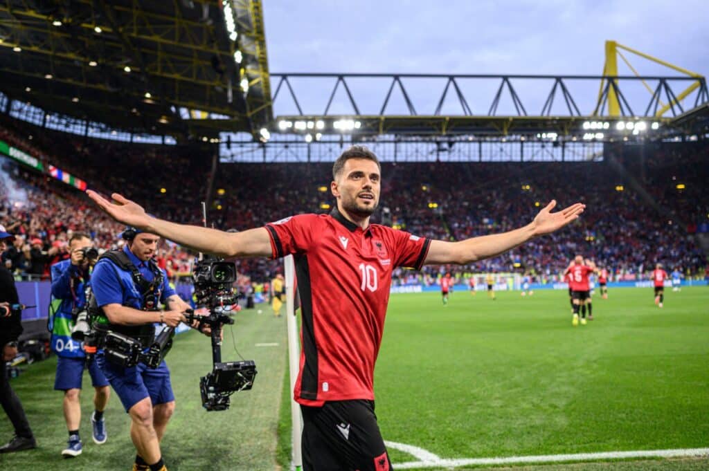 Nedim Bajrami: El gol más rápido en la historia de la Eurocopa. Foto: Getty Images.