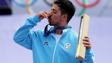 Argentina consiguió la medalla de oro en BMX. (@juegosolimpicos)