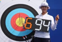 Lim Sihyeon obtuvo el primer récord mundial de los Juegos Olímpicos 2024. (@Olympics)