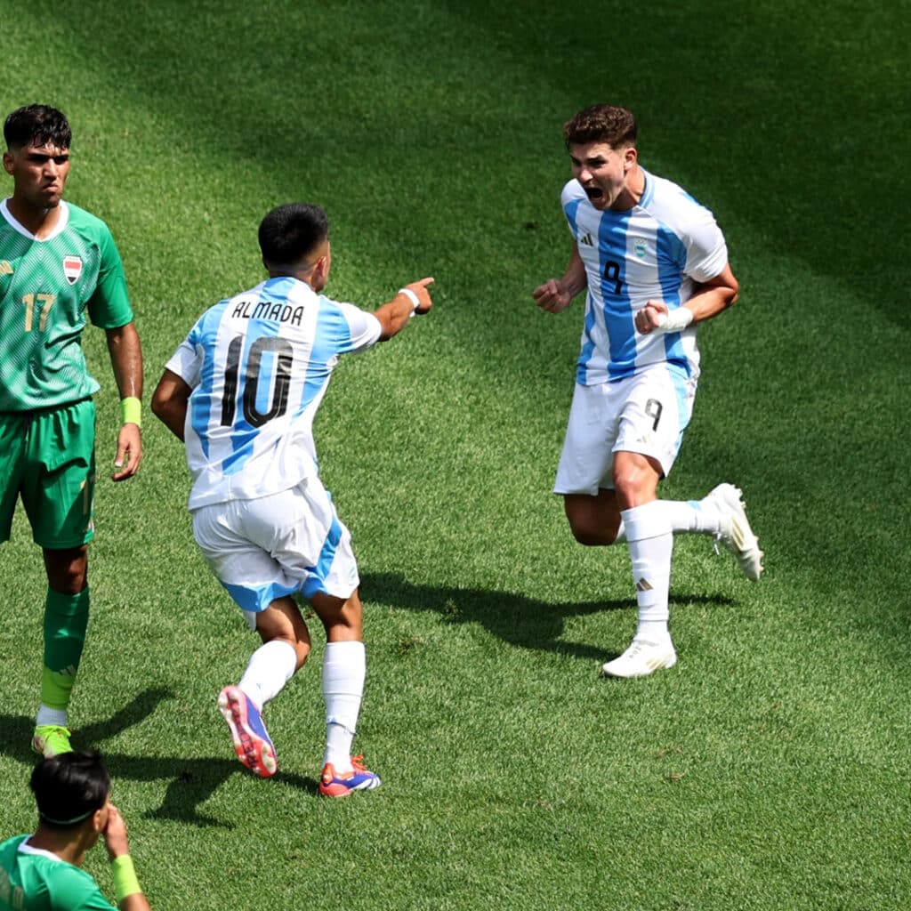 Francia vs Argentina: Thiago Almada es el máximo goleador de la selección trasandina con dos anotaciones en estos Juegos Olímpicos(@afaseleccion)