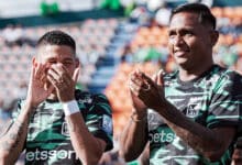 Alfredo Morelos sería titular en el partido Atlético Nacional vs. Envigado