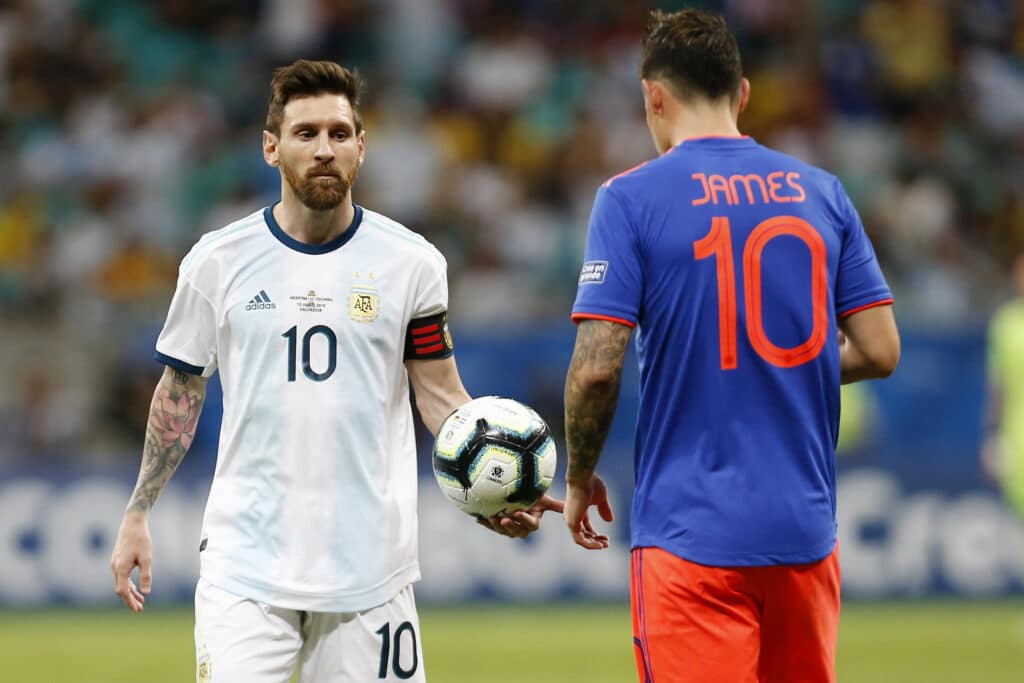 James Rodríguez con la Selección Colombia