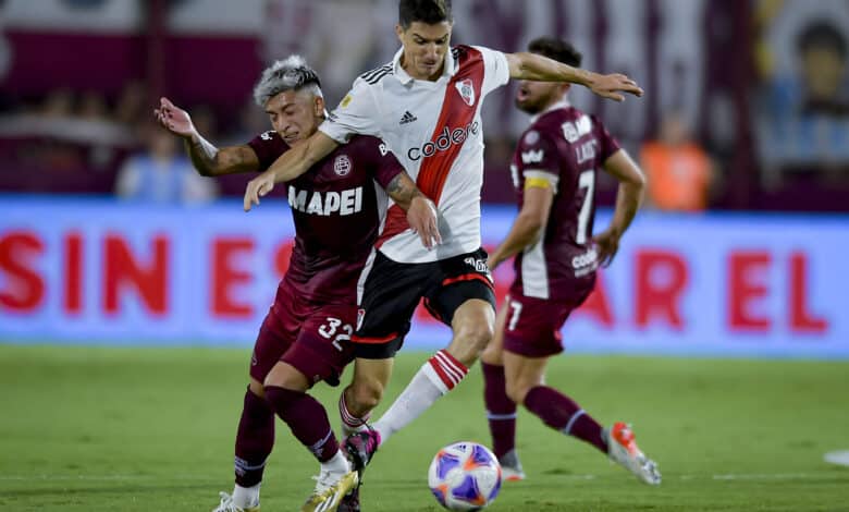 River vs. Lanús se enfrentarán el próximo domingo en Núñez.