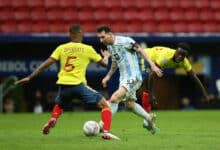 Lionel Messi en Argentina vs. Selección Colombia