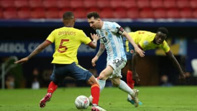 Lionel Messi en Argentina vs. Selección Colombia