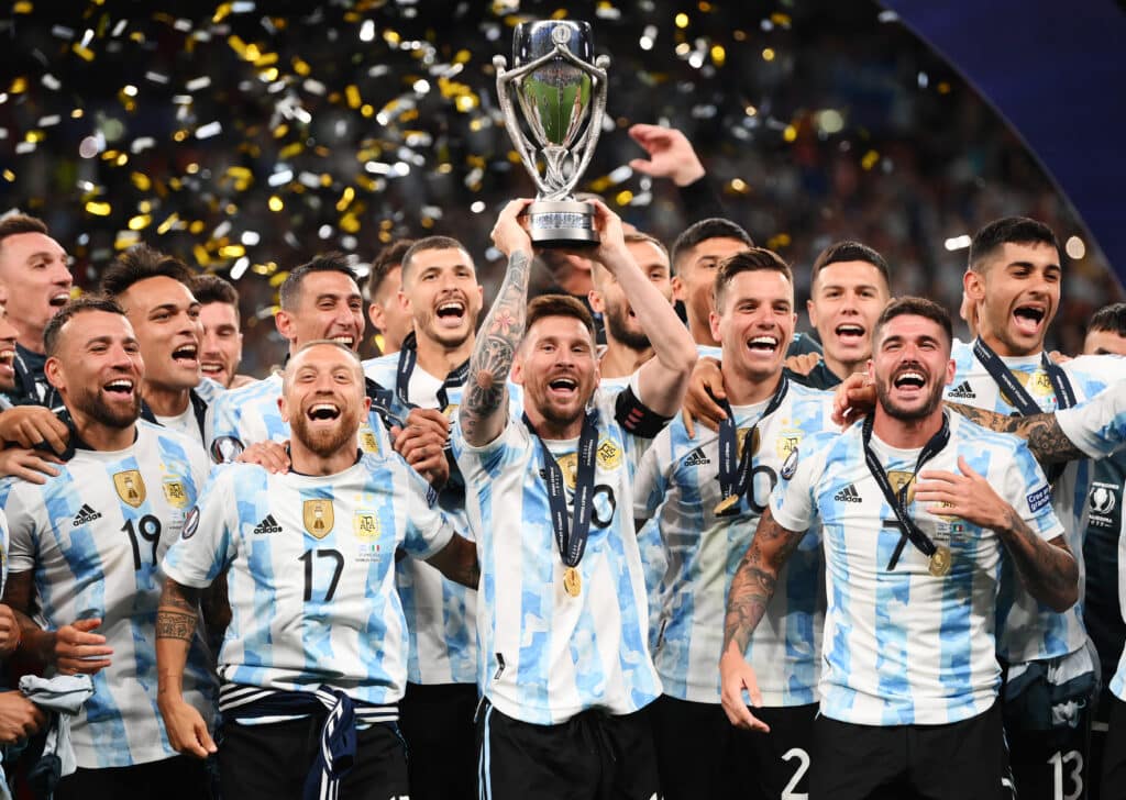 Argentina es el actual Campeón de la Finalissima. (Photo by Shaun Botterill/Getty Images)