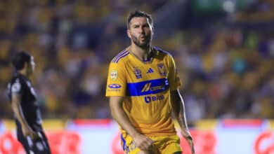 Andre-Pierre Gignac de Tigres en el juego ante León durante el Apertura 2023 liga mx all-stars