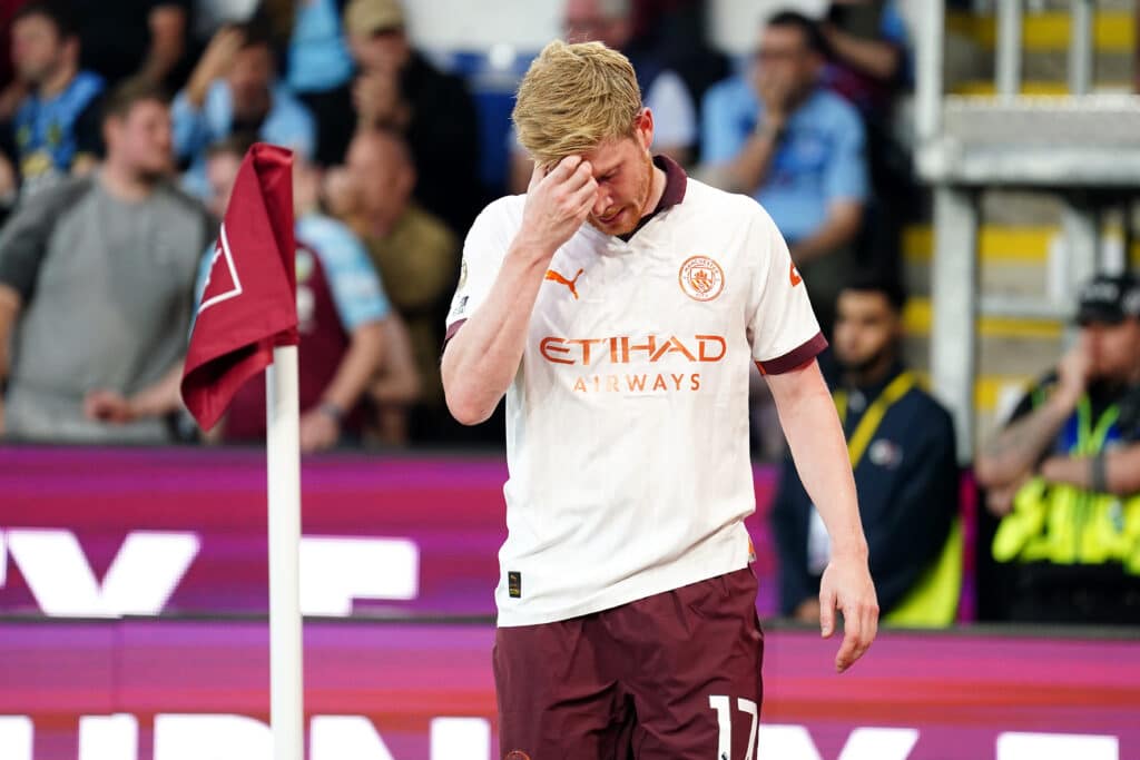 Kevin De Bruyne está cerca de convertirse en nuevo jugador del Al Ittihad en Arabia Saudita. (Photo by Mike Egerton/PA Images via Getty Images)