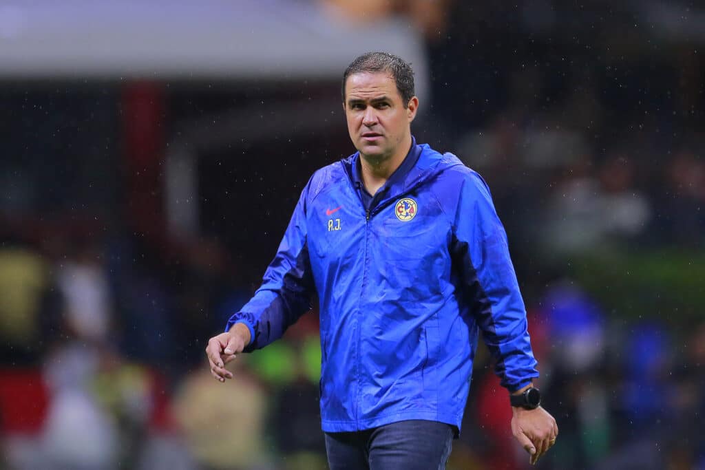 liga mx all-stars Andre Jardine, entrenador del América, previo al partido contra León en el Apertura 2023 en el estadio Azteca