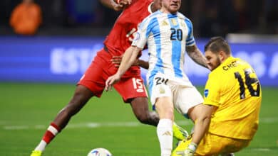 Alexis Mac Allister ya tocó para habilitar a Julián Álvarez. Será el 1-0 de Argentina vs. Canadá.