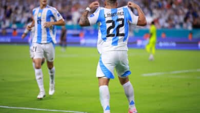 Lautaro Martínez viene de salir campeón de la Copa América con Argentina.