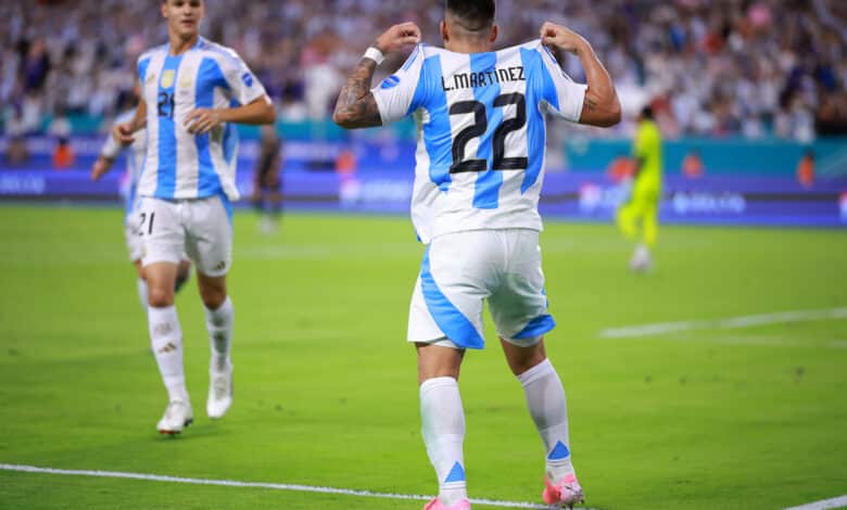 Lautaro Martínez viene de salir campeón de la Copa América con Argentina.