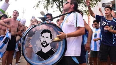 Banderazo de Argentina en la Copa América 2024