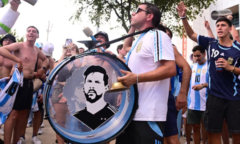 Banderazo de Argentina en la Copa América 2024