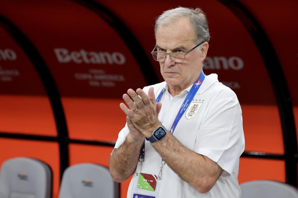 Perú vs Uruguay: en estos momentos, muchos reportes afirman que una buenas parte de los jugadores de la selección celeste no están a gusto con el trato de Marcelo Bielsa. (Foto. Getty Images)