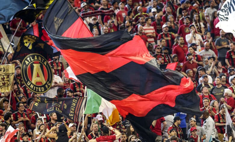 aficionados del Atlanta United en un partido ante Montreal Impact en el Mercedes-Benz Stadium mls all-stars vs liga mx all-stars