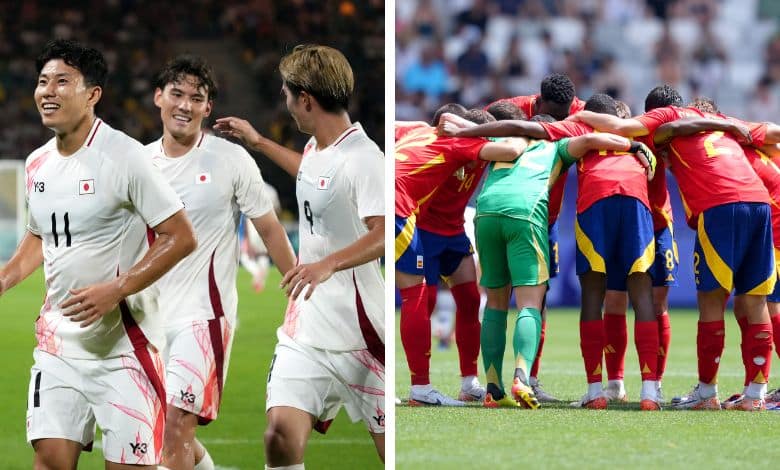 Japón vs. España Sub 23 Juegos Olímpicos París 2024