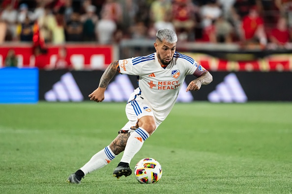 Luciano Acosta en el partido del FC Cincinnati vs New York Red Bulls de la temporada 2024 de la MLS. Cincinnati vs Querétaro Cincinnati vs Santos Cruz Azul