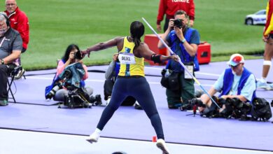 Flor Denis Ruiz y un lanzamiento brillante para meterse en la gran final de los Juegos Olímpicos 2024. (@olimpicocol)