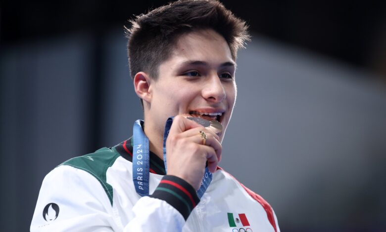 Osmar Olvera consiguió una medalla de bronce para México en estos Juegos Olímpicos 2024. (@juegosolímpicos)