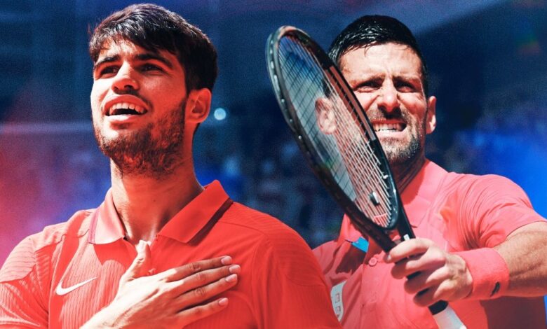 Novak Djokovic y Carlos Alcaraz se juegan la final del singles masculino en Paris 2024.