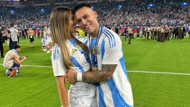 Lautaro Martínez y Agustina Gandolfo, un amor que viene desde la adolescencia. (@agus.gandolfo)