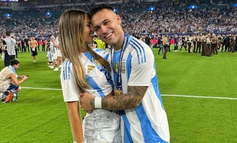 Lautaro Martínez y Agustina Gandolfo, un amor que viene desde la adolescencia. (@agus.gandolfo)