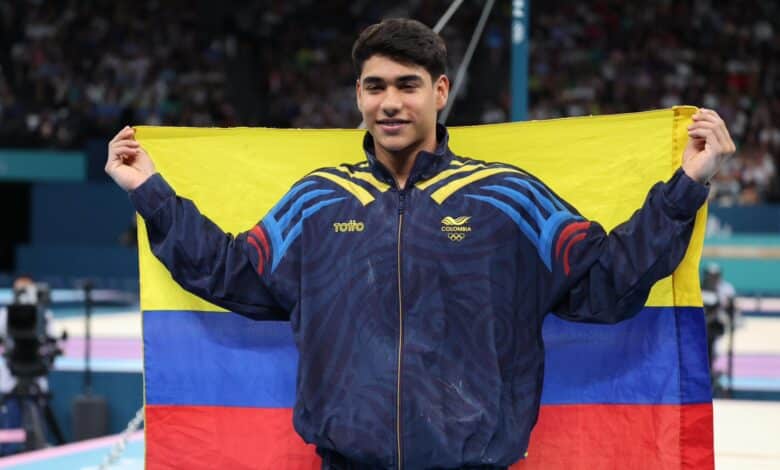 Ángel Barajas hizo historia para Colombia en estos Juegos Olímpicos 2024. (@olimpicocol)